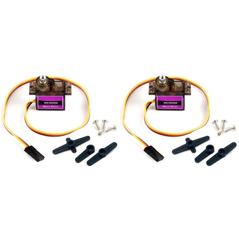 Rc Helicopter Servo - B78B-2X MG90S 서보, 금속 기어, 2kg/cm,