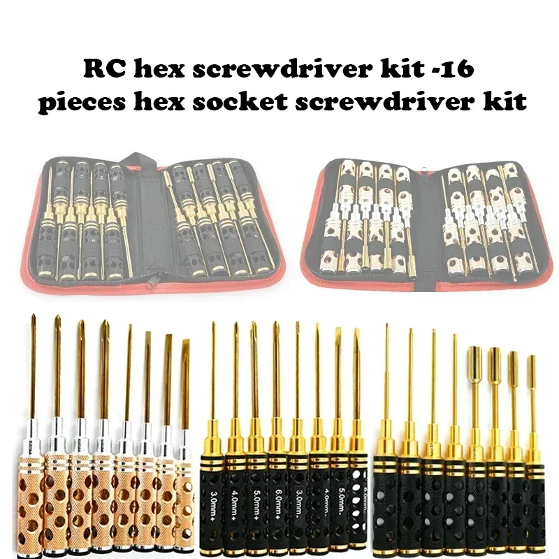Rc Helicopter Tool Kit - RC 헥스 드라이버 세트 - 16피스